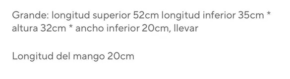 Bolso tote azul marino de nylon con detalles de cuero marrón en las asas y la solapa de cierre.