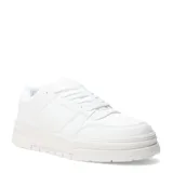 Championes urbanos de hombre color beige, con suela chunky y cordones.