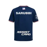 Camiseta de fútbol Umbro del Club Nacional de Football, modelo Away 2 2025. Diseño azul marino con patrón de ondas en azul oscuro y detalles en rojo. Incluye logo de Umbro, escudo del club y sponsor Antel en el frente.