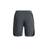 Short deportivo Under Armour Launch Run 7 para hombre, color negro con logo de la marca en la pierna izquierda.