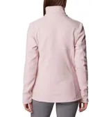 Campera polar Columbia Basin Trail III Full Zip para mujer, color azul marino. Con cierre frontal completo y bolsillos laterales con cierre.