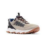 Zapatillas de trekking Columbia Flow Fremont, color gris con detalles en rosa y naranja.