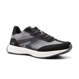 Championes deportivos American Sport Abrus color beige con detalles en marrón y suela marrón. Confeccionados con memory foam.