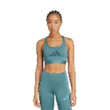 Top deportivo Adidas PWRCT BL color celeste con logo de la marca en el frente.