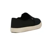 Zapatilla elastizada de hombre Br Sport, de color azul marino con detalles en negro y suela color crema.