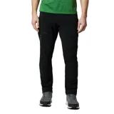 Pantalón de senderismo negro Columbia Titan Pass II para hombre, con tejido elástico en 4 direcciones, tecnología Omni-Shield de repelencia al agua, bolsillos con cremallera y cinturón integrado.