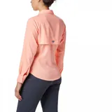 Camisa de manga larga Columbia Tamiami II LS Shirt color celeste, con tecnología Omni-Wick y Omni-Shade con protección solar UPF 40, aperturas de ventilación y tratamiento antimicrobiano.