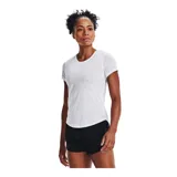 Remera deportiva Under Armour Streaker de mujer, color azul con logo en el ruedo.