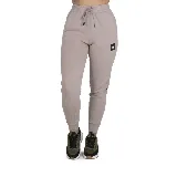 Pantalón de jogging Topper de color gris topo, corte ajustado, con cintura elástica ajustable con cordón y logo de la marca en la cadera izquierda.