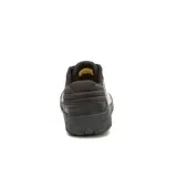 Zapatillas Caterpillar Hex + de cuero negro, con cordones y suela de goma robusta.