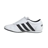 Championes Adidas Tekwen blancos con las tres tiras negras en los laterales.