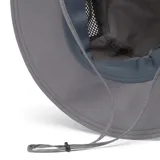 Sombrero de ala ancha Columbia Bora Bora Booney, color beige, con banda interior absorbente Omni-Wick y cordón ajustable.