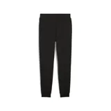 Pantalón de jogging Puma del Club Atlético Peñarol, color negro, con cintura elástica ajustable, bolsillos laterales y logo del club y de la marca estampados.