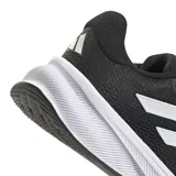 Championes Adidas Duramo SL 2 para hombre, color negro con detalles en blanco, ideales para running.