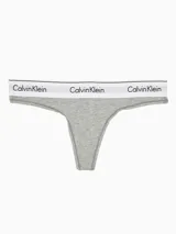Colaless de algodón modal gris con cintura elástica distintiva de Calvin Klein.