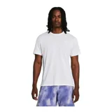 Remera deportiva negra de manga corta, con logo Under Armour estampado en blanco en el pecho.