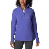Buzo de polar Columbia Glacial IV con media cremallera, color lila.