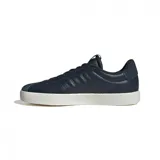 Championes Adidas VL Court 3.0 de cuero sintético color azul marino con detalles en blanco.