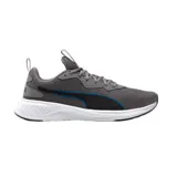 Championes Puma Incinerate de hombre color gris con detalles en negro y azul.