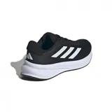 Zapatillas Adidas Response para mujer, color negro con detalles blancos.
