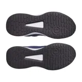 Championes Under Armour Charged Edge color azul con detalles en negro y logo en el lateral. Suela blanca con detalles en negro. Diseñados para entrenar tanto dentro como fuera del gimnasio. Charged Cushioning® protege contra impactos, los revestimientos de cuero brindan un ajuste estable y la parte superior de malla es ligera y transpirable.