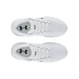 Championes de running Under Armour Phade RN 3, color azul con logo verde flúor y suela blanca.