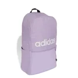 Mochila Adidas Classic Daily color lila con logo Adidas en blanco.
