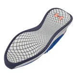 Championes Under Armour Charged Aurora para mujer, color negro con detalles en gris y suela blanca.