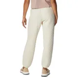 Pantalón deportivo acolchado color borgoña, con cintura elástica ajustable y bolsillos laterales.