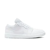 Championes Air Jordan 1 Low, color blanco.