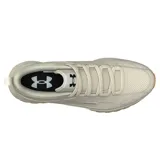 Championes Under Armour Street Mirage color beige con suela color naranja.