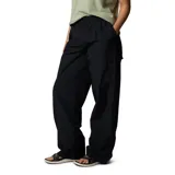 Pantalón negro de corte ancho, con cintura elástica y cordón ajustable. Cuenta con tecnología Omni-Shield™ Release, que repele el agua y las manchas. Tiene un bolsillo con cierre de velcro, aberturas laterales con broches a presión y aberturas reforzadas en los tobillos.