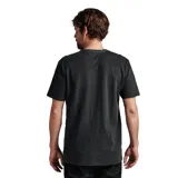 Remera de algodón orgánico color negro, con bolsillo en el pecho y corte estándar.