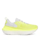 Championes Under Armour Infinite Elite 2, color amarillo flúor con detalles en gris y blanco.
