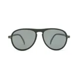Lentes de sol Izipizi modelo #I SUN, color verde kaki, con montura tipo aviador y cristales grises categoría 3 con protección 100% UV.