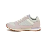 Zapatillas Caterpillar modelo Ventura, de estilo casual y versátil, color lila con detalles en gris y suela marrón.