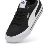 Championes Puma Court Classic Vulc FS, color negro con detalles en blanco.