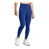 Calza capri Under Armour color lila, de tiro alto con pretina ancha y bolsillo lateral.