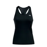 Musculosa deportiva Under Armour Tech Mesh Racer, color negro con logo blanco en el pecho.