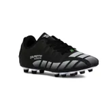 Championes de fútbol Dalponte modelo Valencia, color negro con detalles en gris y logo de Brasil.