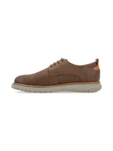 Zapato acordonado Hush Puppies modelo Rustic, color marrón, confeccionado en cuero con forro de cuero y suela de EVA.