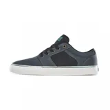 Championes Etnies Barge LS negros con detalles en marrón y suela blanca.