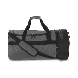 Bolso deportivo Olympikus negro con doble asa de mano, correa de hombro ajustable y varios bolsillos con cierre.
