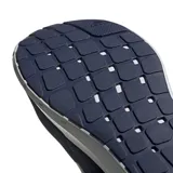 Zapatillas Adidas Coreracer de hombre, color azul marino con las tres rayas laterales en negro y suela blanca.