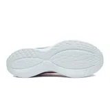 Championes Fila Efecto color rojo con detalles en azul marino y suela blanca.