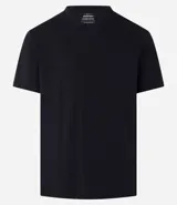 Remera masculina de algodón peruano, modelo comfort, manga corta, cuello redondo y diseño liso. Marca Marfinno.