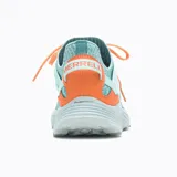 Championes deportivos Merrell Embark Lace, color celeste con detalles en naranja y suela Vibram EcoStep.