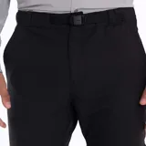 Pantalón de trekking desmontable color verde oliva, con cintura elástica, cinturón interno ajustable, bolsillos con cierre y elástico interior en los tobillos. Se convierte en short.