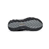 Zapatillas de senderismo Columbia Strata Trail Low WP, color negro con detalles en gris y naranja. Cuentan con tecnología Omni-Tech que las hace impermeables y transpirables, entresuela TechLite para amortiguación y suela Omni-Grip para tracción en todo tipo de terrenos.