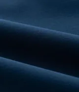 Blazer marrón de crepé de viscosa, corte alargado, sin cierre y mangas fruncidas.